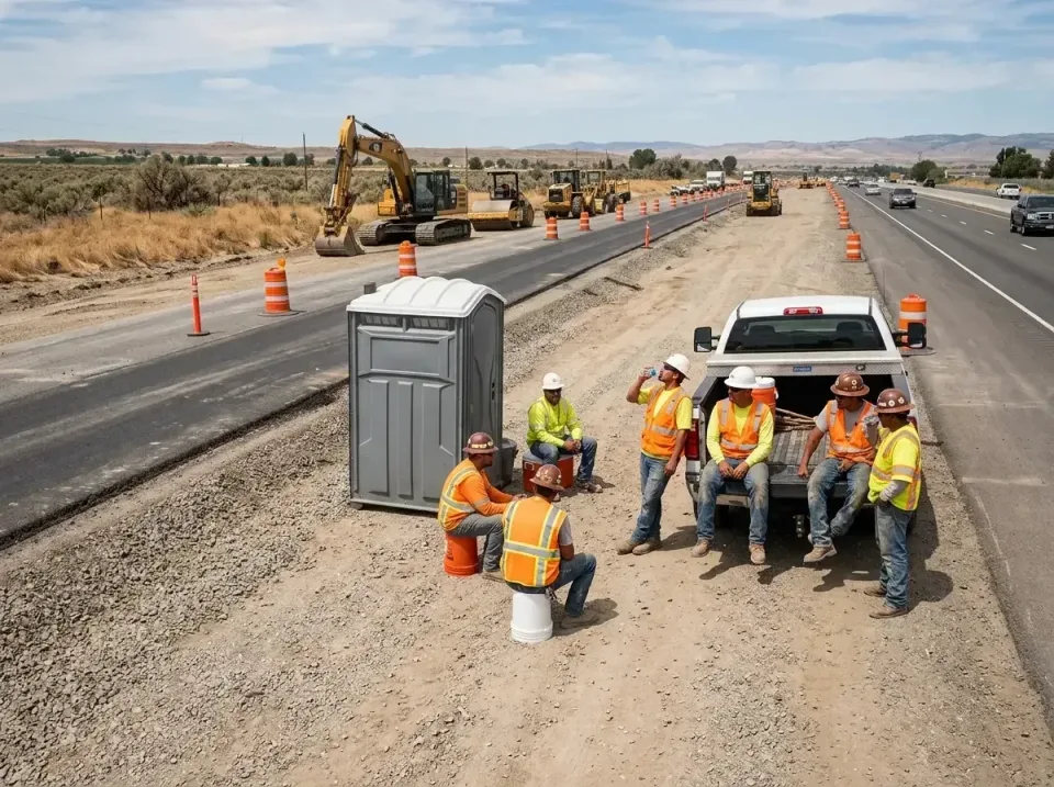 highway-road-construction-crew-007 — frequently asked questions, Porta Potty and Restroom Rentals in Tulare, CA